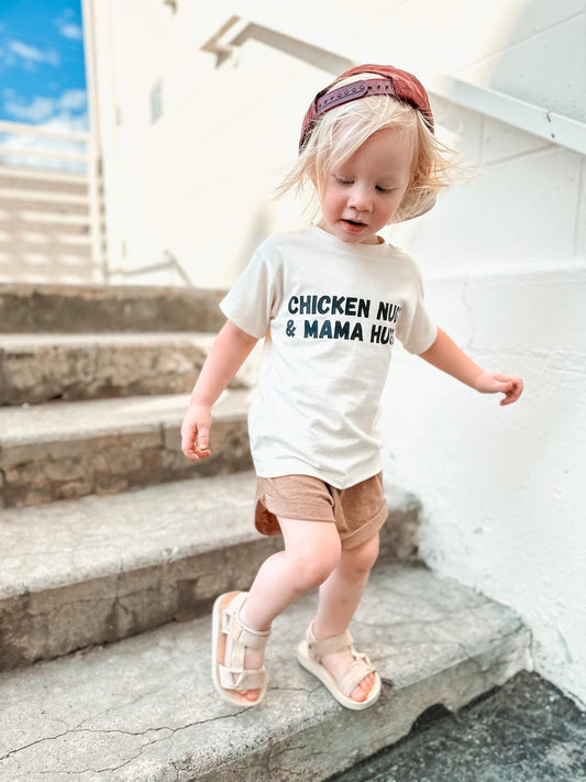 Chicken Nugs & Mama Hugs 100% Cotton Tshirt
