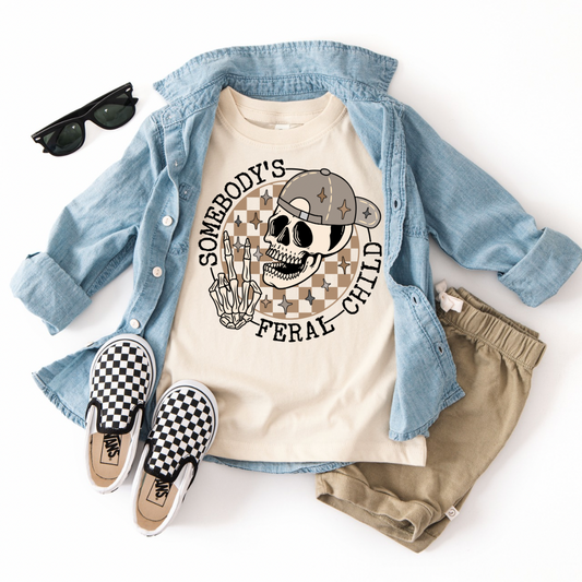 Somebody’s Feral Child 100% Cotton Tshirt