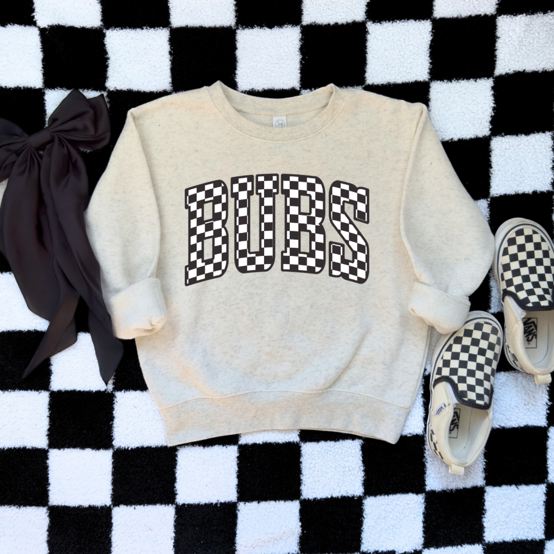 Bubs Checkered Pullover