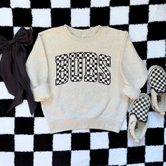 Bubs Checkered Pullover
